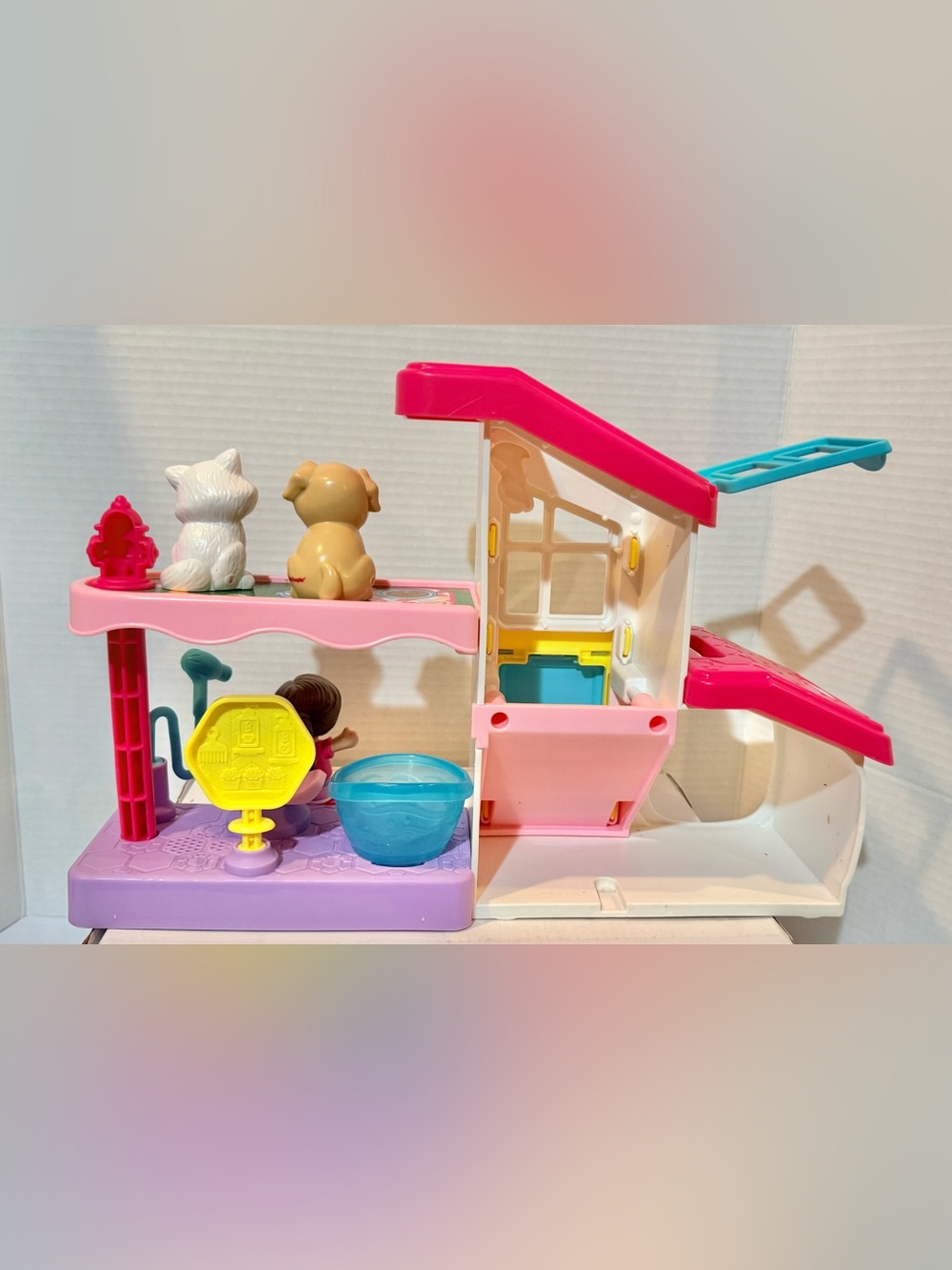 FP Little People Barbie Play & Care Pet Spa Playset w/Sounds ⭐️EUC⭐️ TESTED - Picture 7 of 14